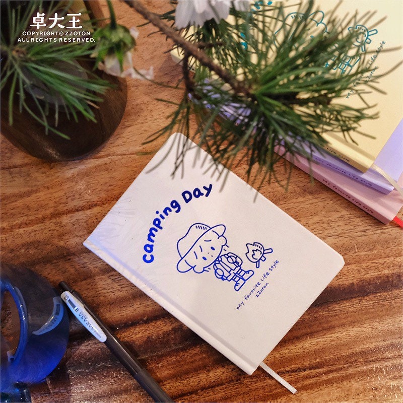 Molinta camping day journal notebook
