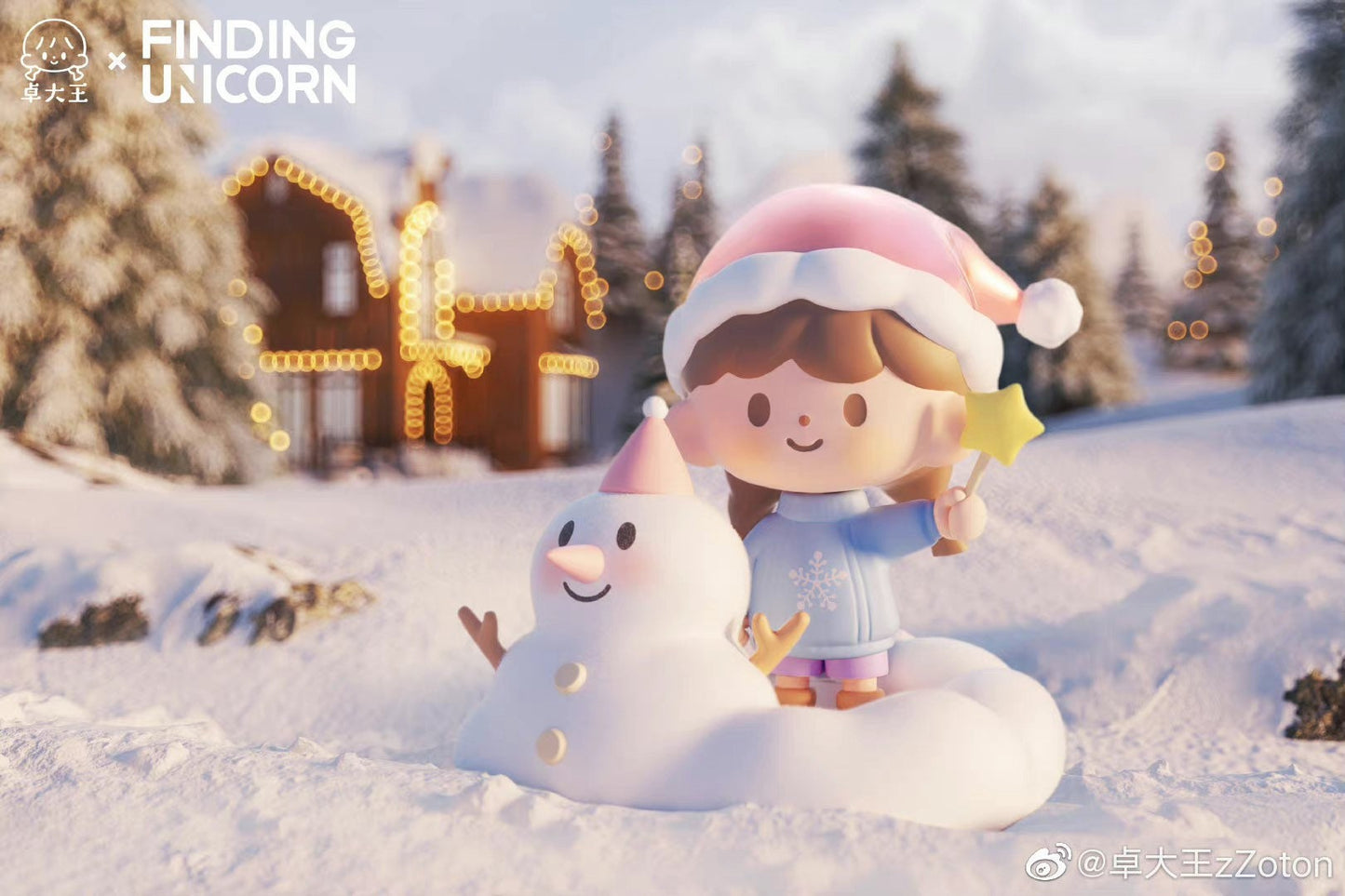 Molinta blind box toys 「Christmas Holiday」series 6