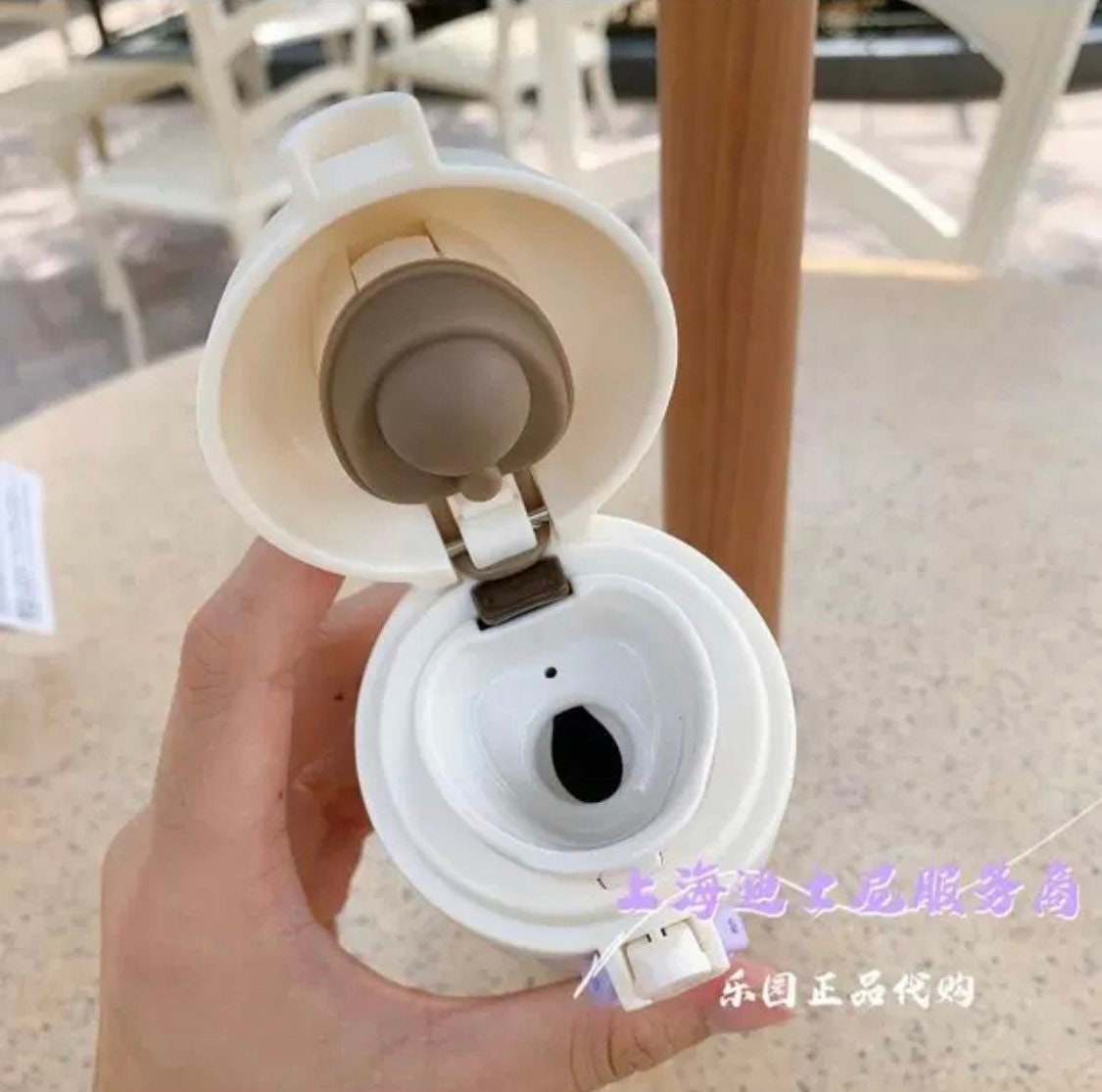 Shanghai Disneyland Duffy And Friends 「Craft Time」series StellaLou vacuum cup with holder bag