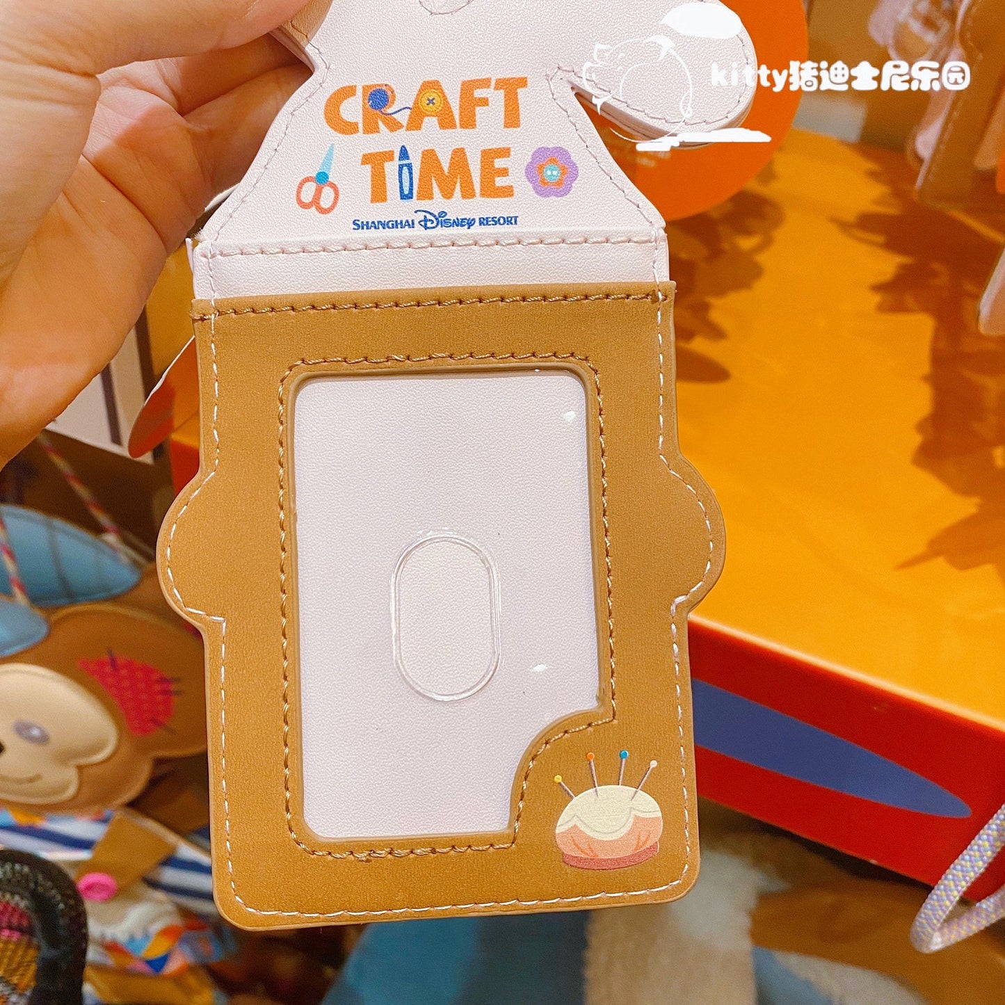 Shanghai Disneyland 「Duffy and friends」StellaLou Autumn Garden party / Craft Time card holder