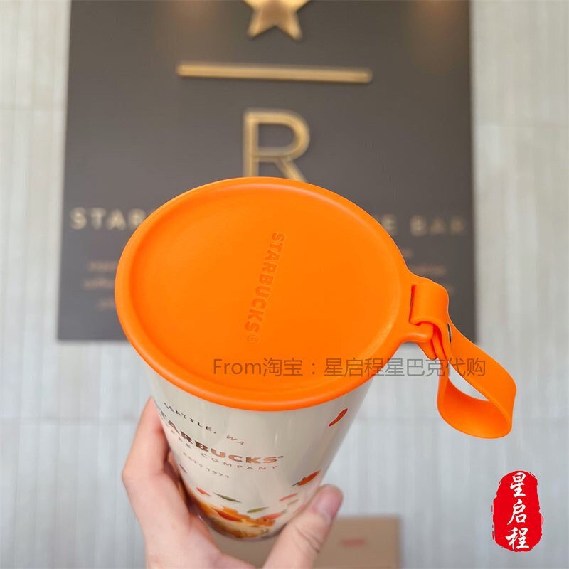 Starbucks China 473ml 2022 new year tiger series orange tiger stainless vacuum cup