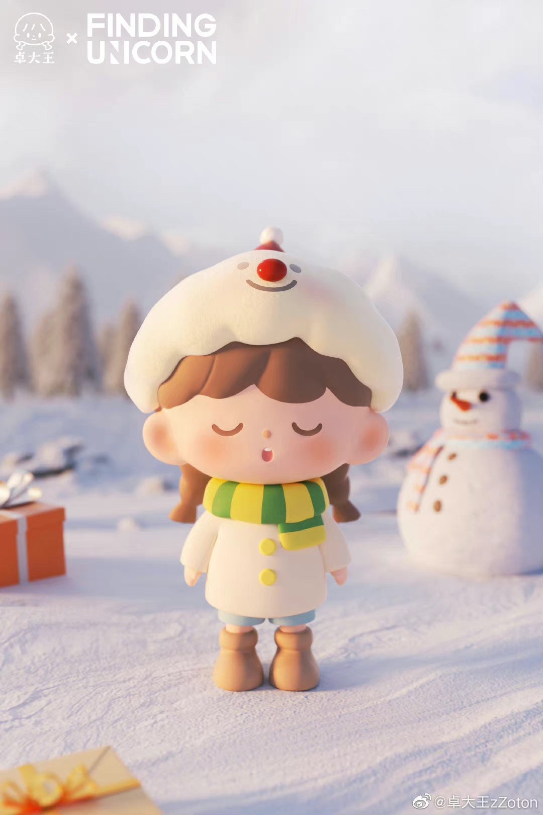 Molinta blind box toys 「Christmas Holiday」series 6