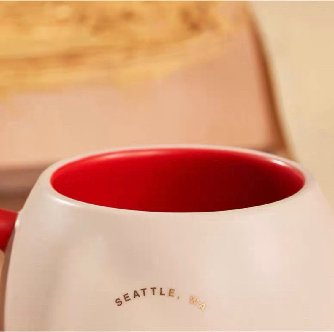 Starbucks China 100ml/415ml 2022 new year tiger series Chinese traditional white & red tiger ceramics mug