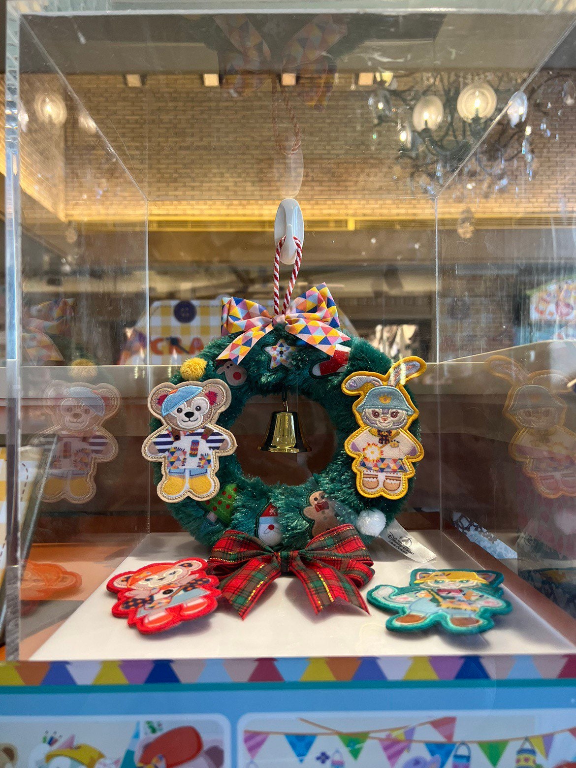 Shanghai Disneyland 「Duffy and friends」Craft time series DIY Christmas wreath set