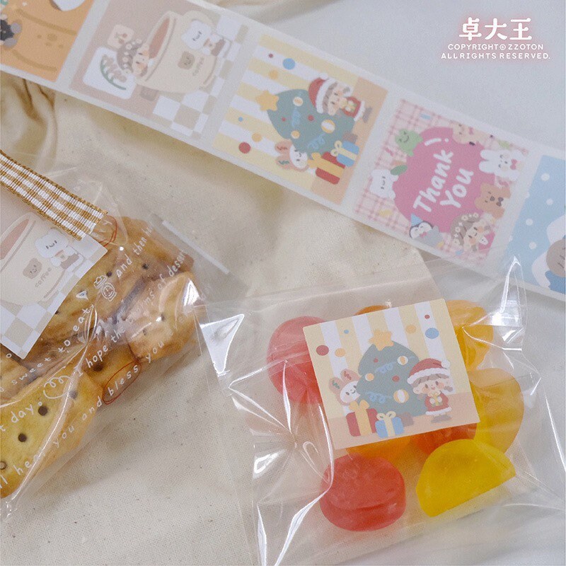 Molinta cute sealing sticker roll