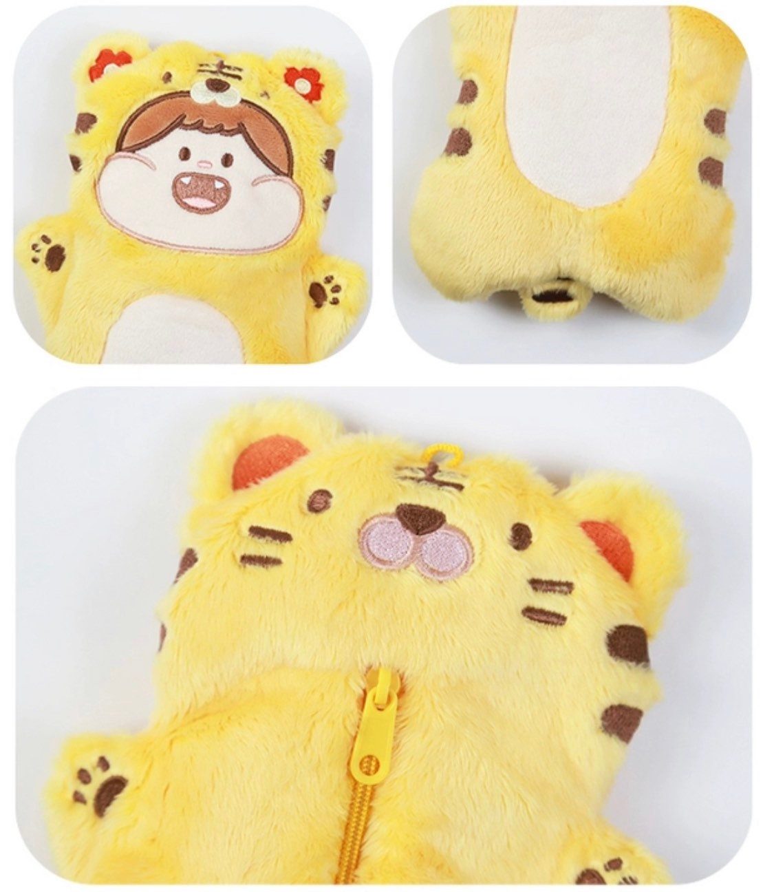Meatball tiger plush pen bag