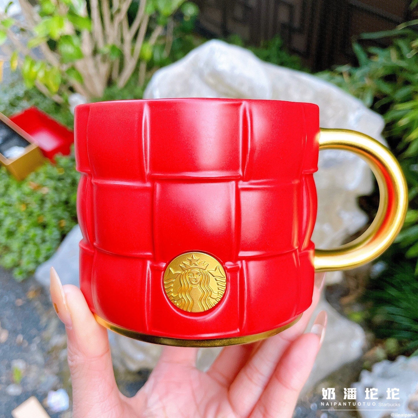 China Starbucks Christmas classic ceramics cup set box