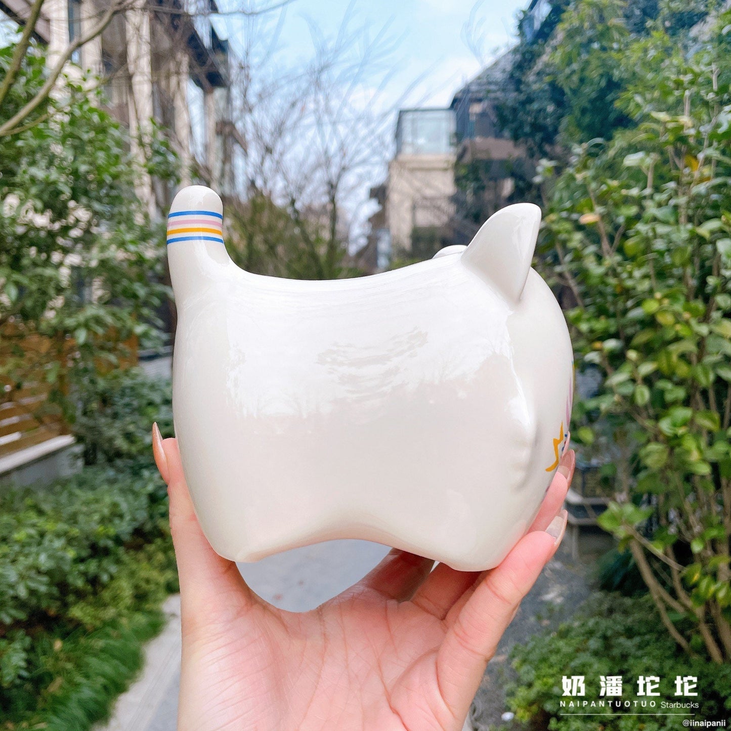 Starbucks China 2022 new year tiger series Chinese traditional white tiger ceramics money saving