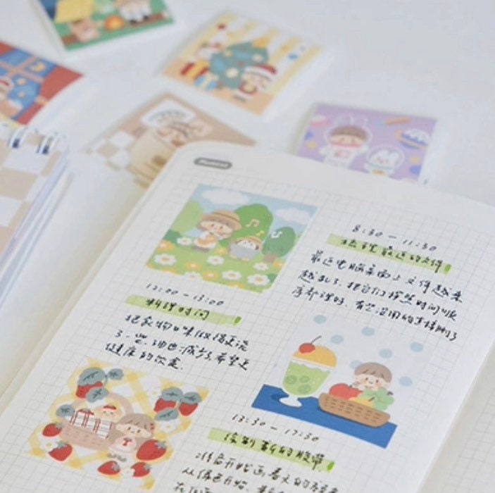 Molinta cute sealing sticker roll