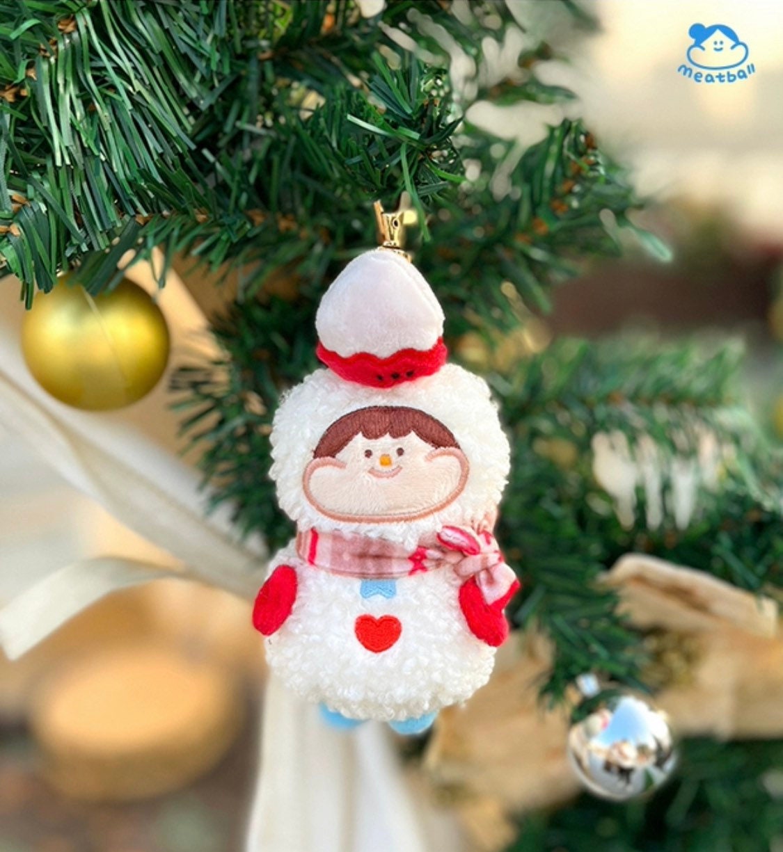 Meatball Christmas plush toys