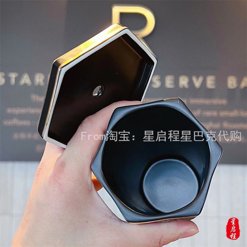 Starbucks China 460ml Valentine‘s Day chess series white&black chess board ceramic mug with straw