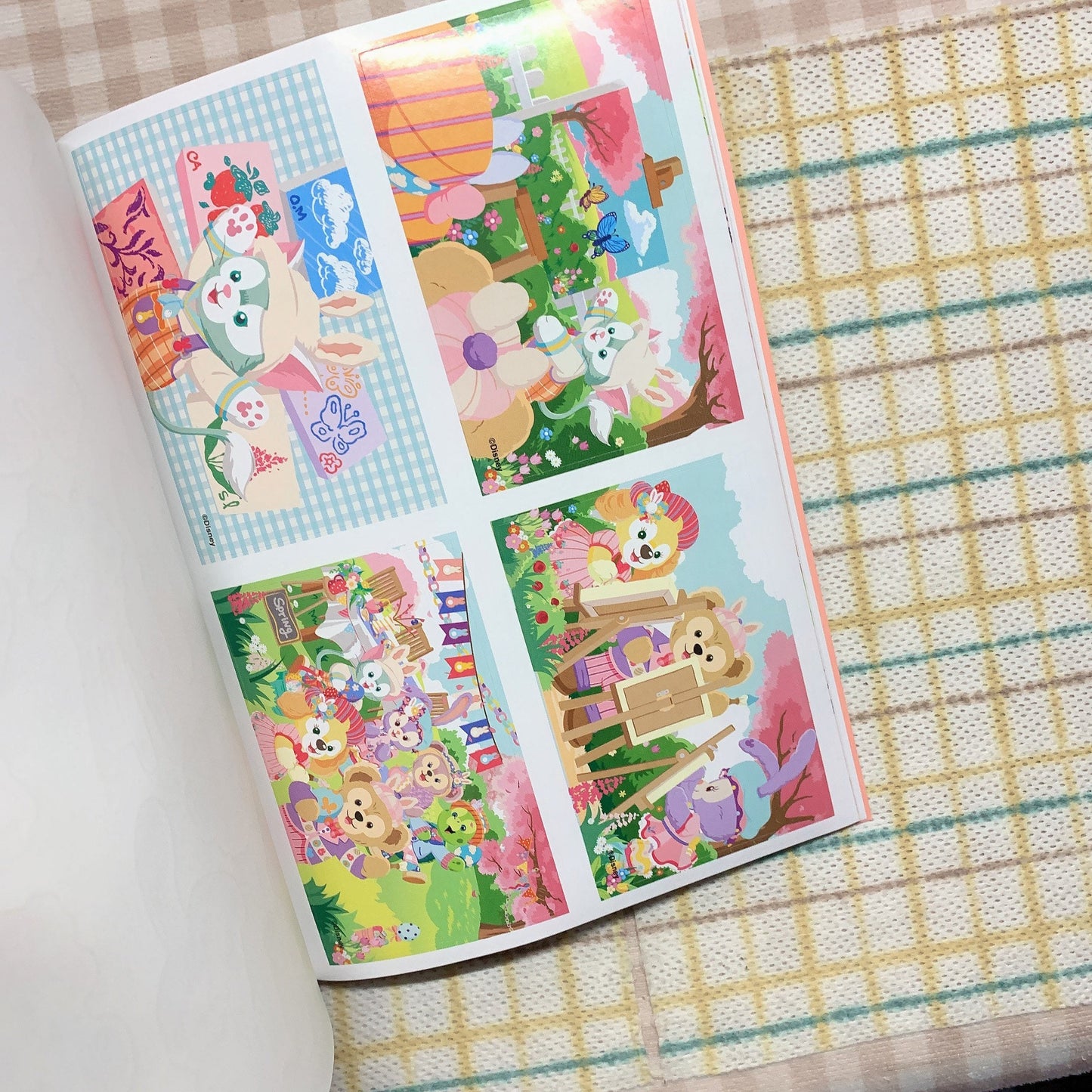 Shanghai Disneyland Duffy and friends sticker book