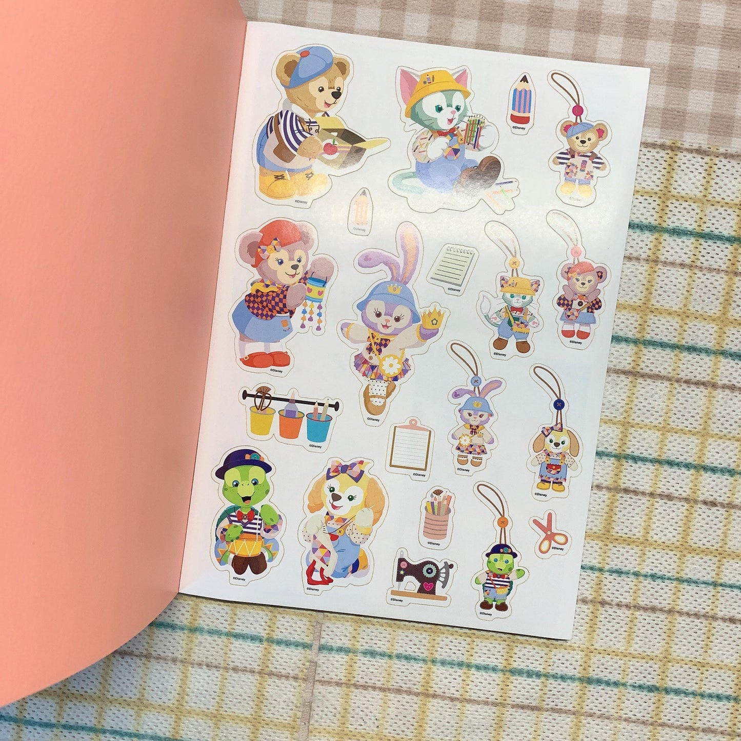 Shanghai Disneyland Duffy and friends sticker book