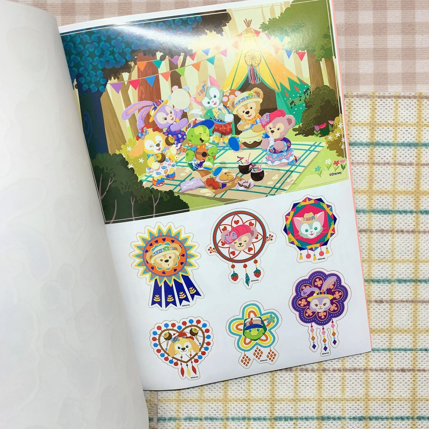 Shanghai Disneyland Duffy and friends sticker book