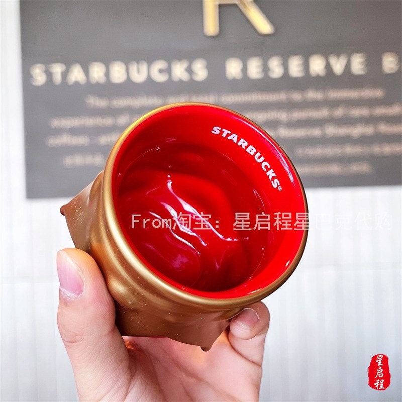 Starbucks China 177+177+591ml Valentine‘s Day chess series white ceramic pot with king&queen ceramic mug set