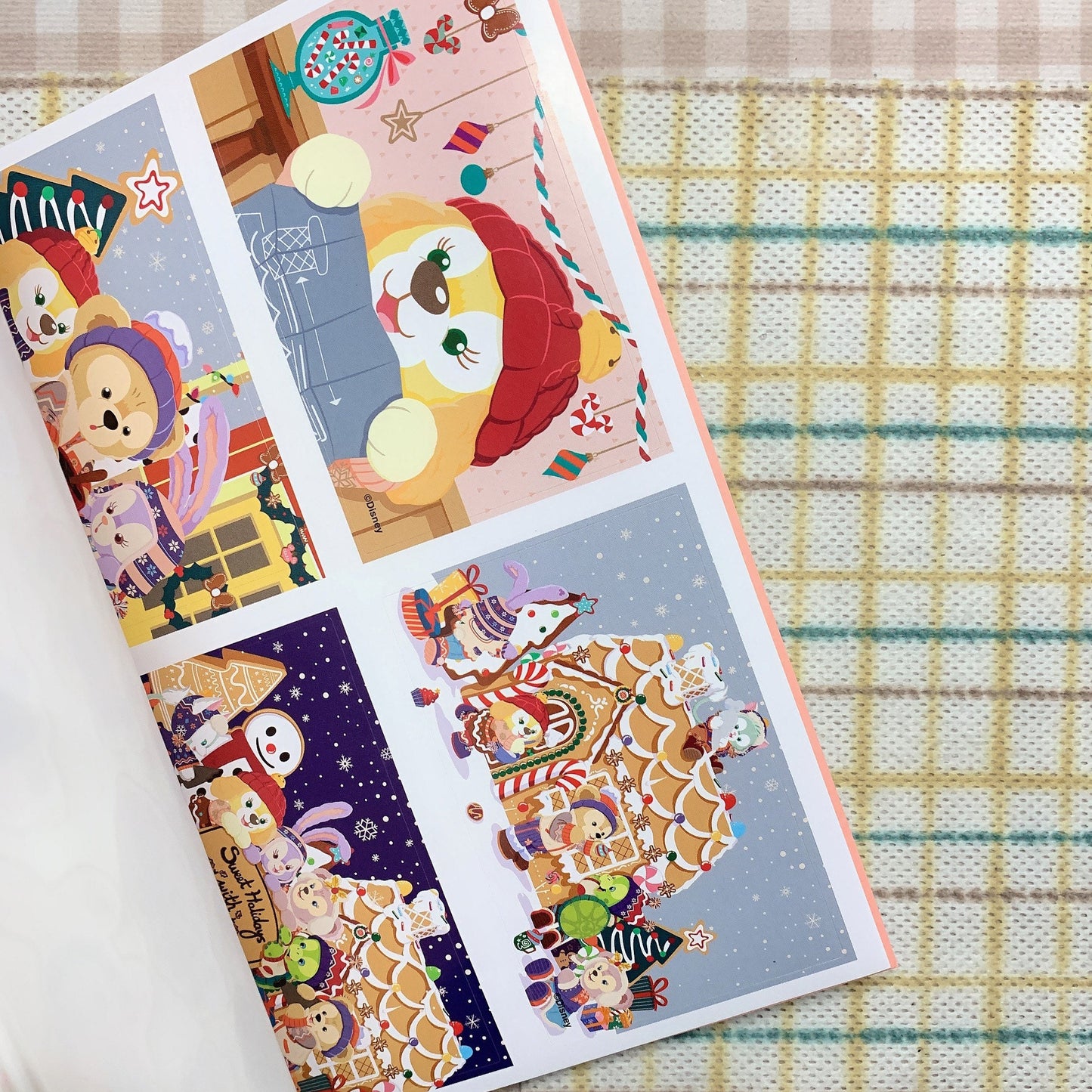 Shanghai Disneyland Duffy and friends sticker book