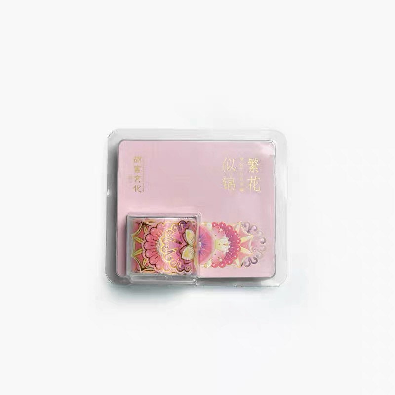 Beijing Forbidden city flower sticker roll