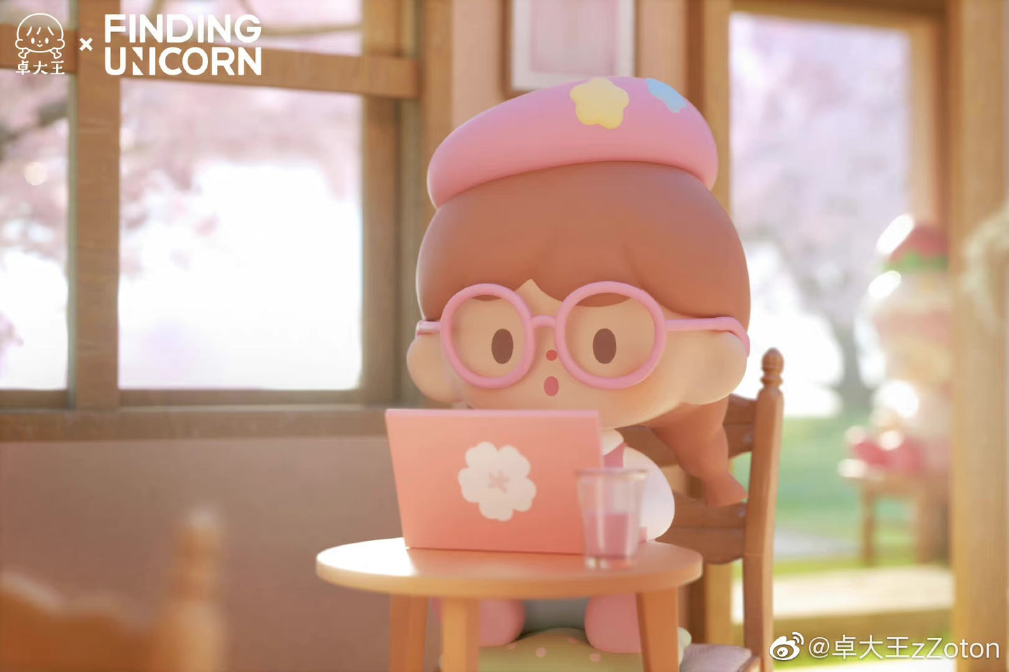 Molinta blind box toys 「Cherry Blossom Cafe」series 8