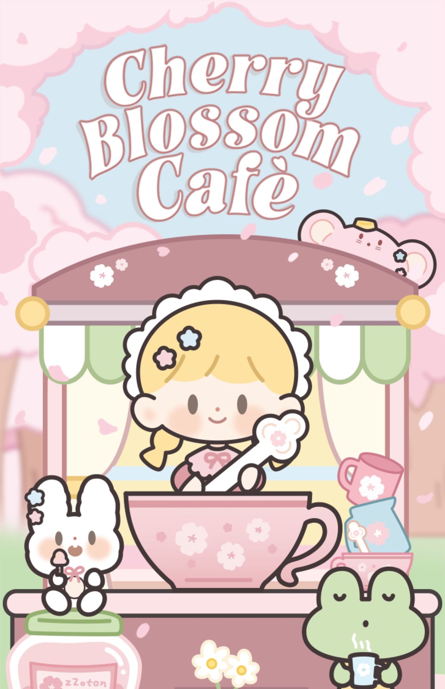Molinta blind box toys 「Cherry Blossom Cafe」series 8