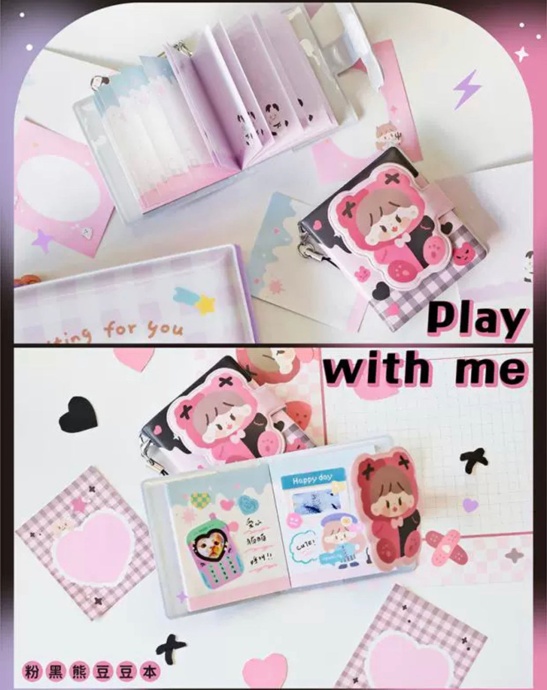 Molinta cool and bad girl series mini notebooks