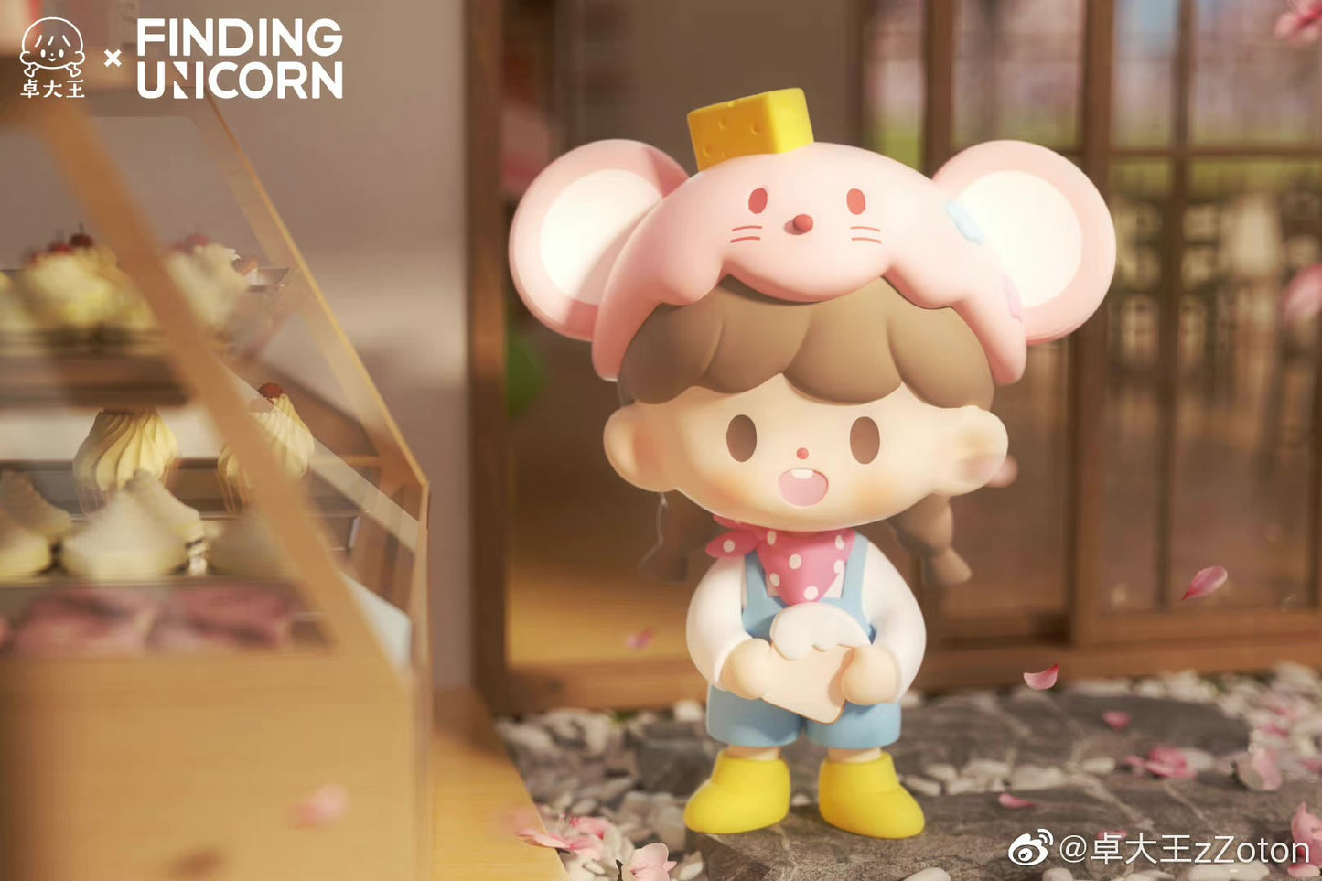 Molinta blind box toys 「Cherry Blossom Cafe」series 8
