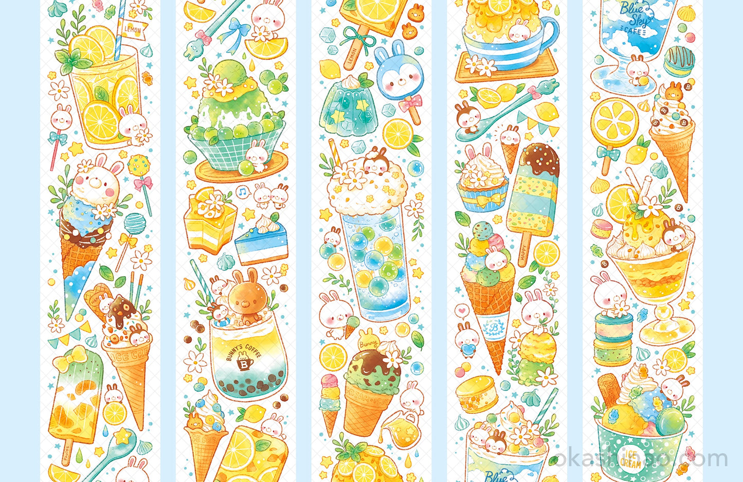 rabbit cold drink shop PET tape